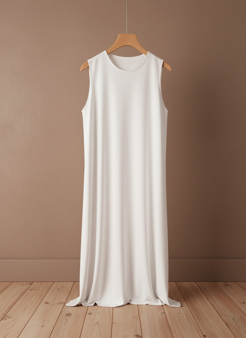 The Minimalist Sleeveless Maxi Dress