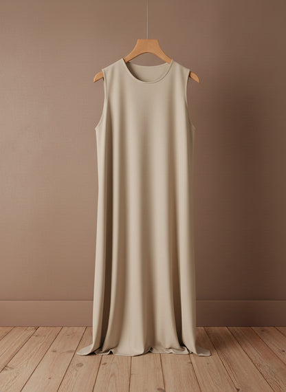 The Minimalist Sleeveless Maxi Dress