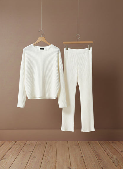 The Ribbed Knit Loungewear Set