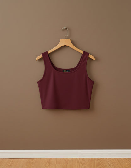 The Square Neck Crop Cami