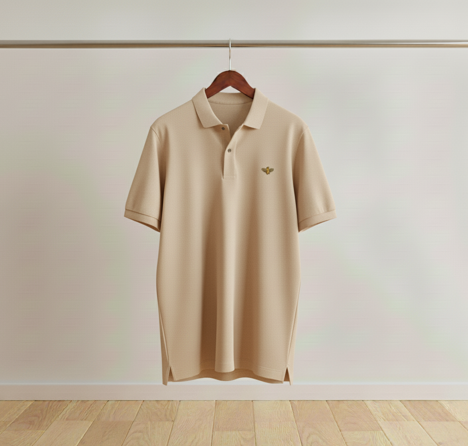 The Embroidered Bee Polo Shirt