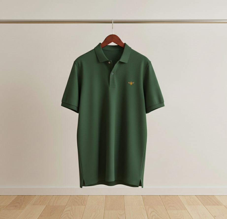 The Embroidered Bee Polo Shirt