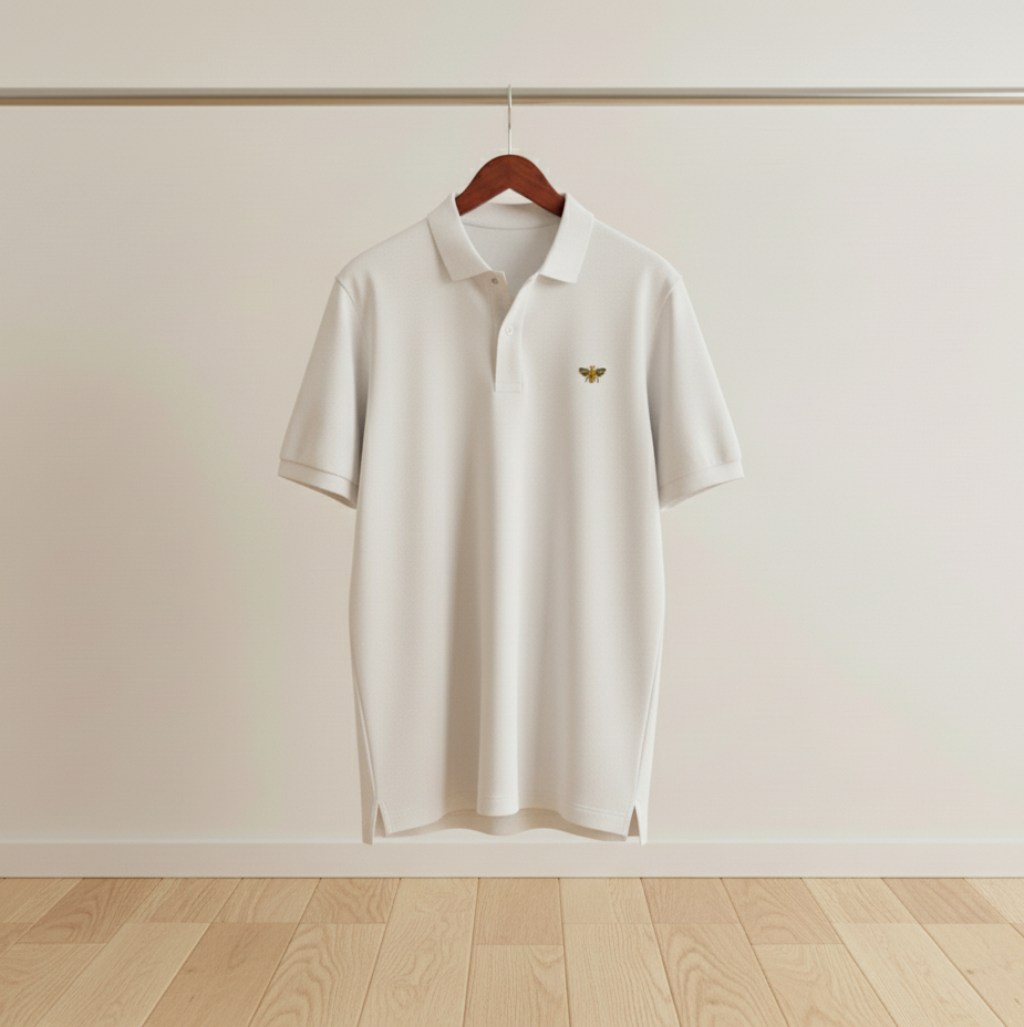 The Embroidered Bee Polo Shirt