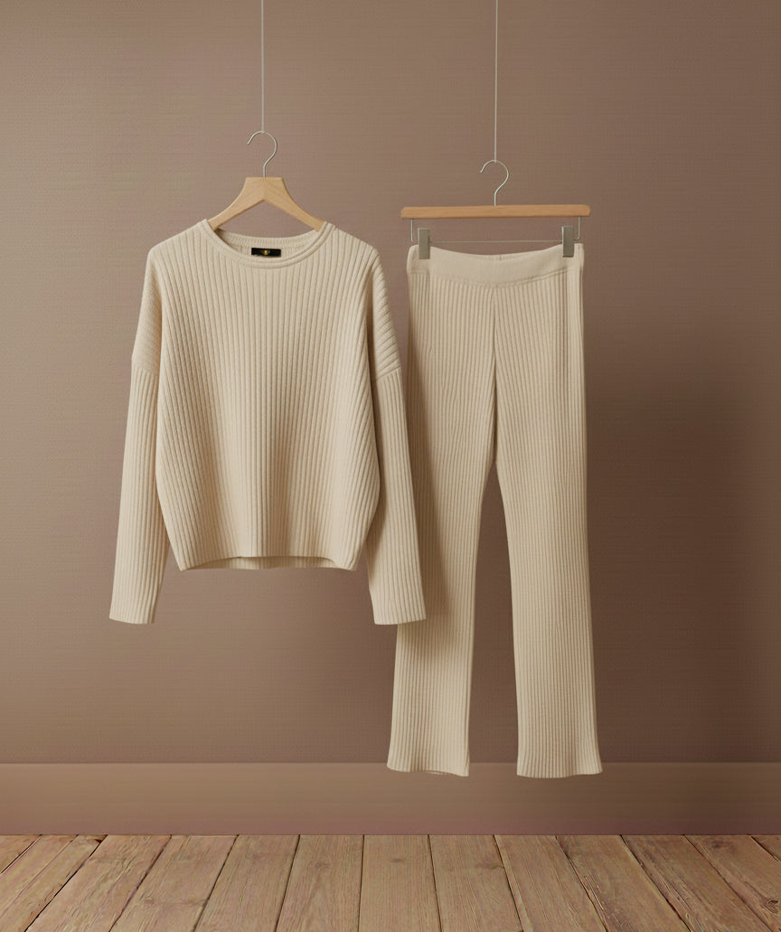 The Ribbed Knit Loungewear Set