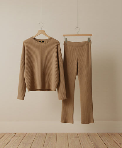 The Ribbed Knit Loungewear Set