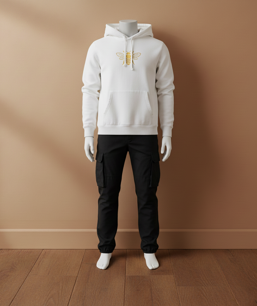 The Bee Emblem Hoodie For Him