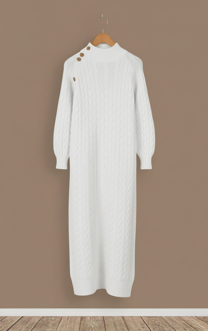 The Heritage Cable-Knit Sweater Dress