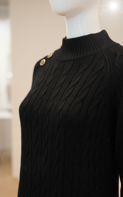 The Heritage Cable-Knit Sweater Dress